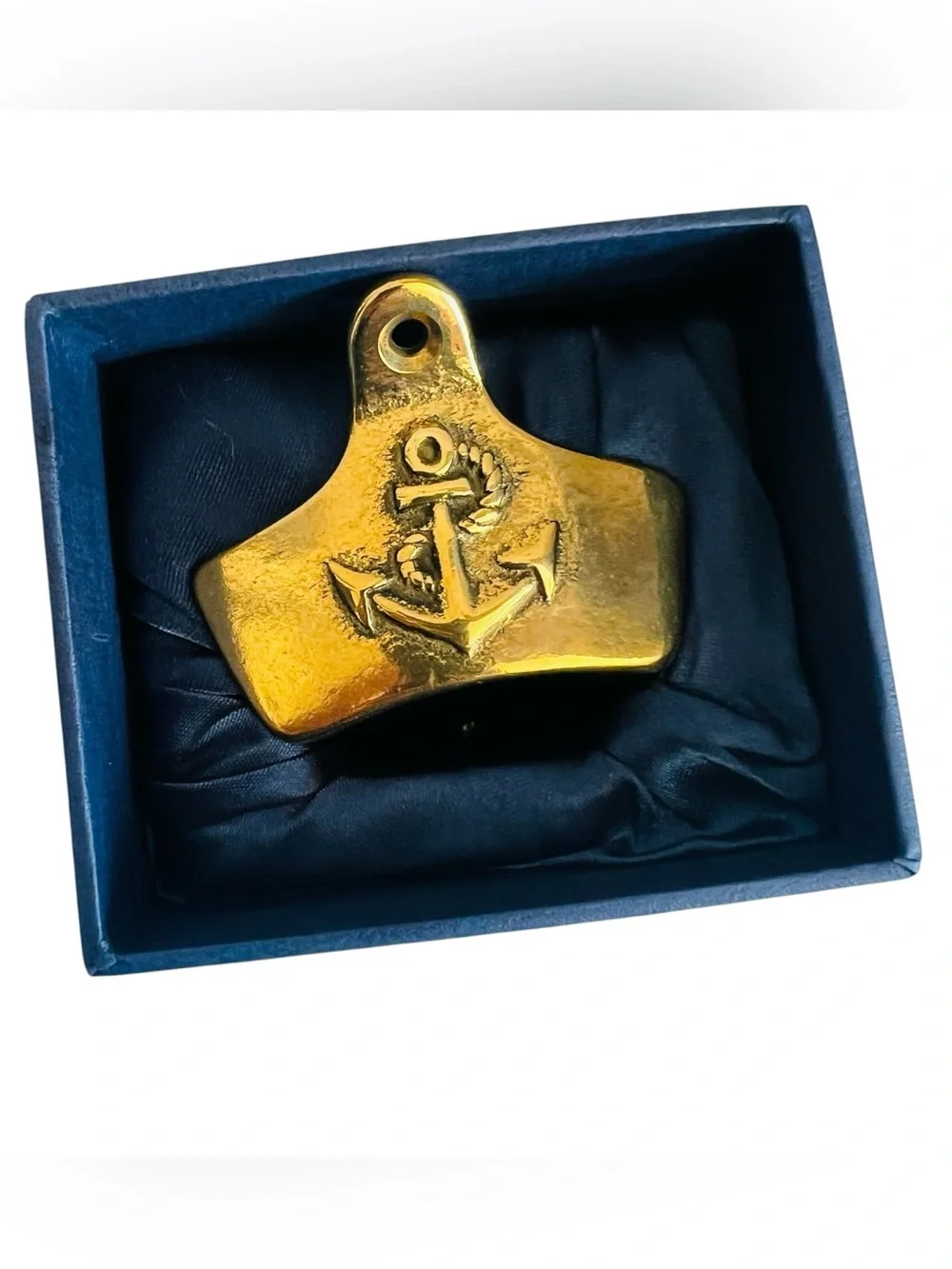 WEST MARINE Nautical Brass Bulkhead Bottle Opener